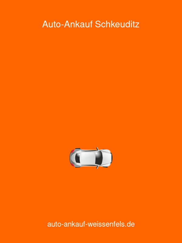 Auto-Ankauf Weißenfels