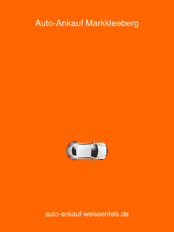 Auto-Ankauf Weißenfels