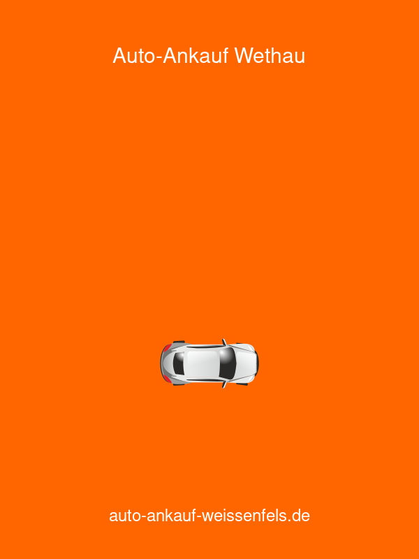 Auto-Ankauf Weißenfels