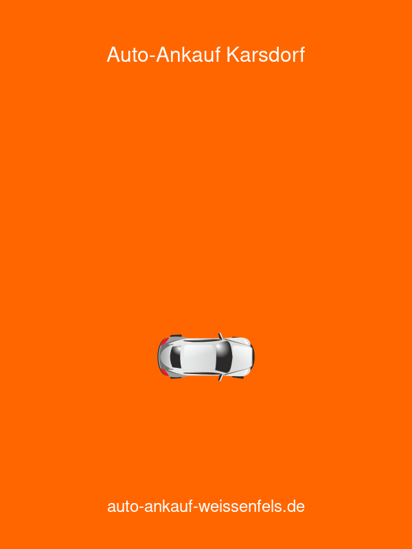 Auto-Ankauf Weißenfels