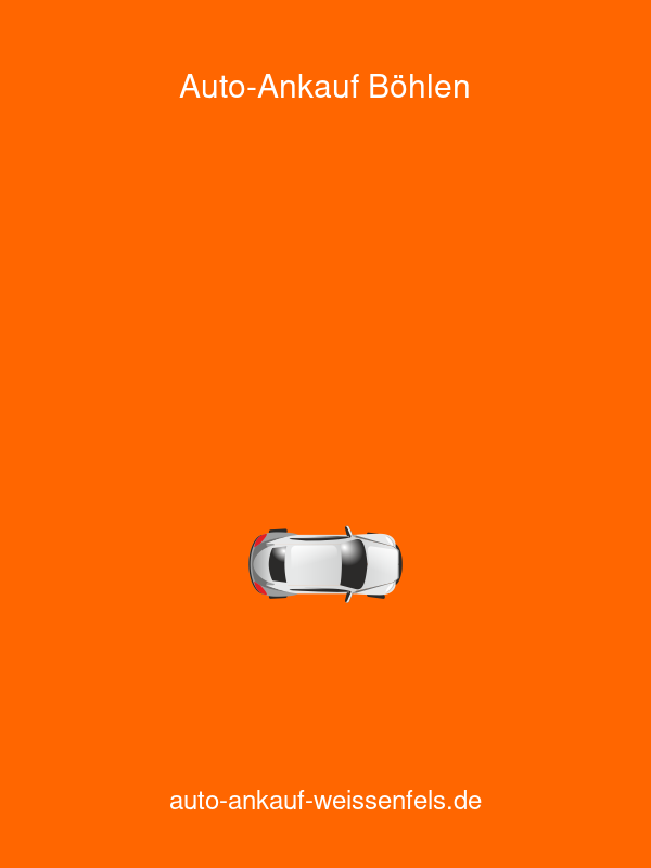 Auto-Ankauf Weißenfels