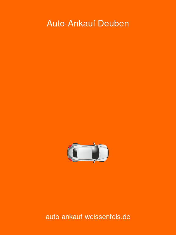 Auto-Ankauf Weißenfels